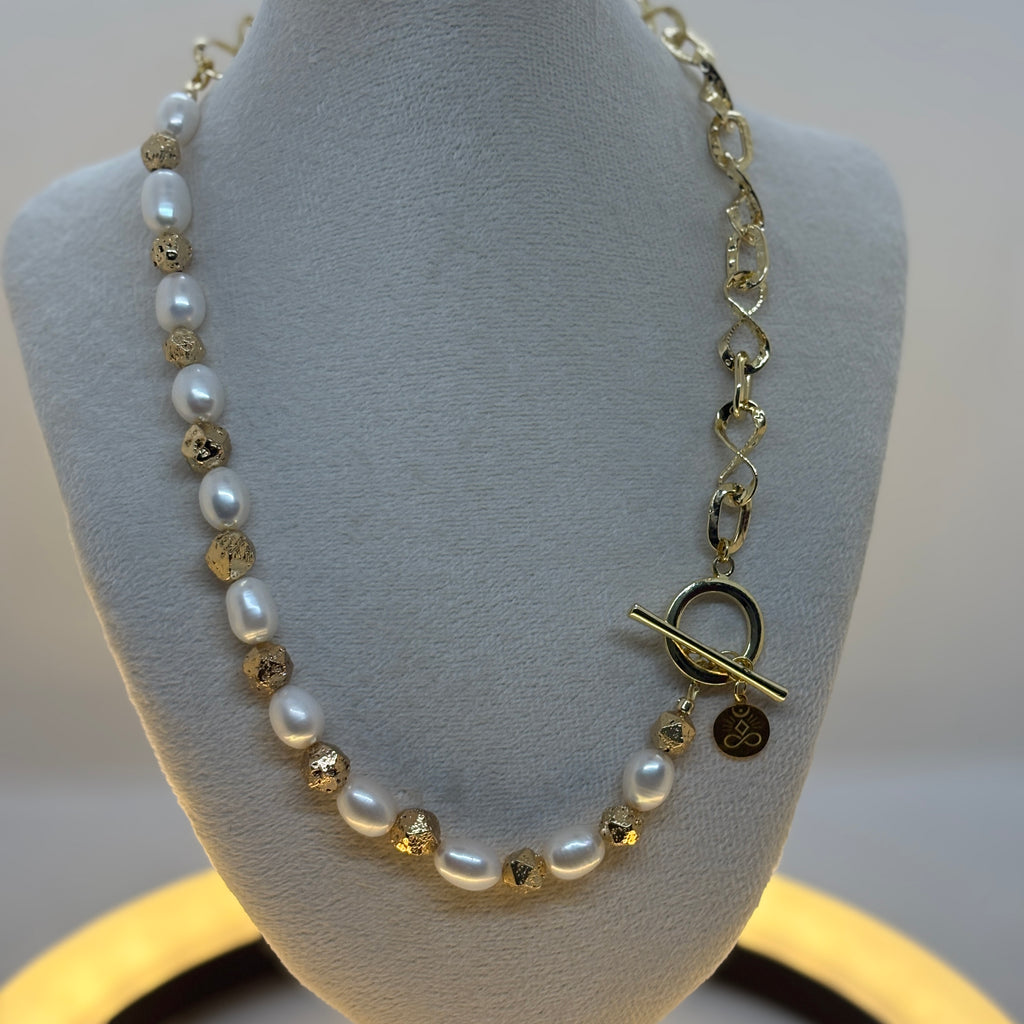 Golden Pearl Necklace - GAIA Global