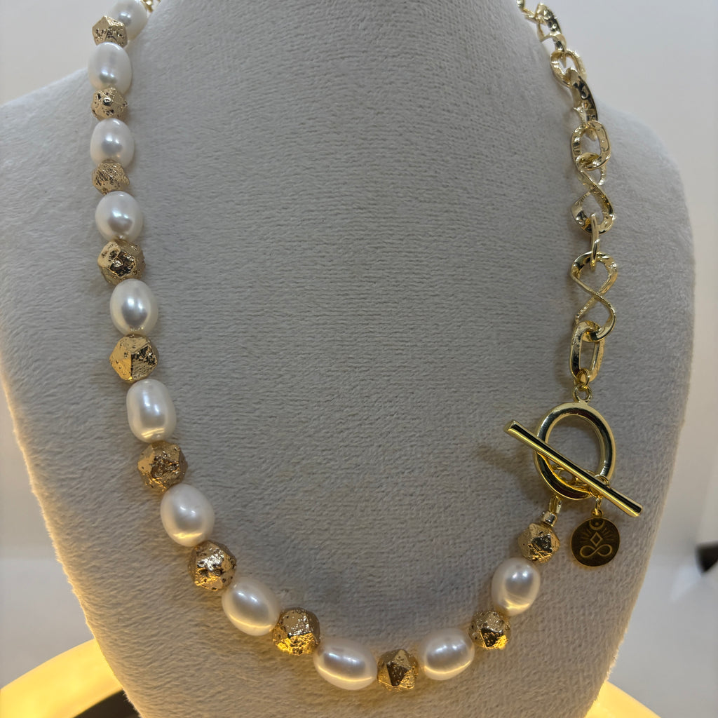 Golden Pearl Necklace - GAIA Global