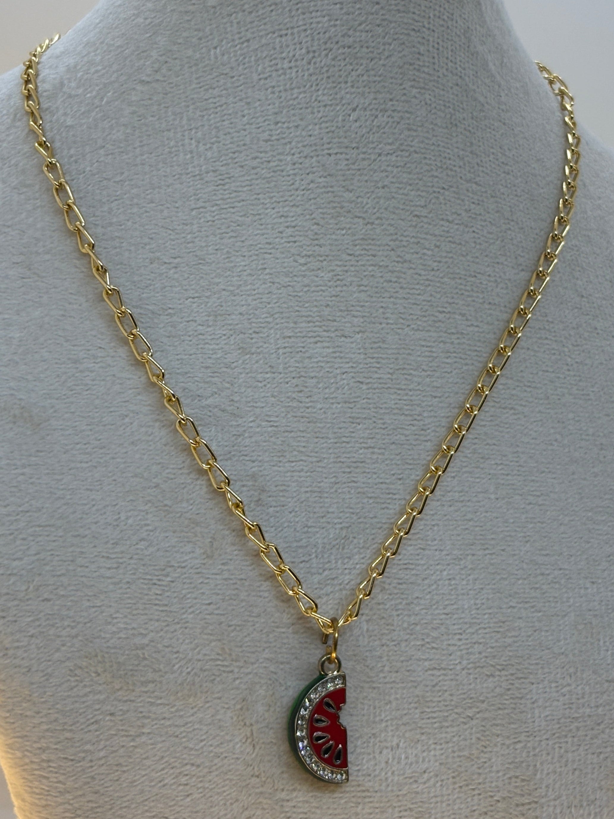 Collier Pastèque