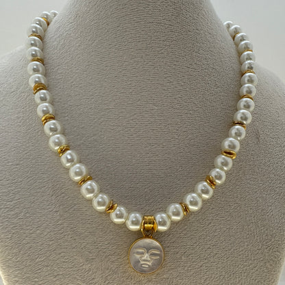 Glass Pearl Necklace