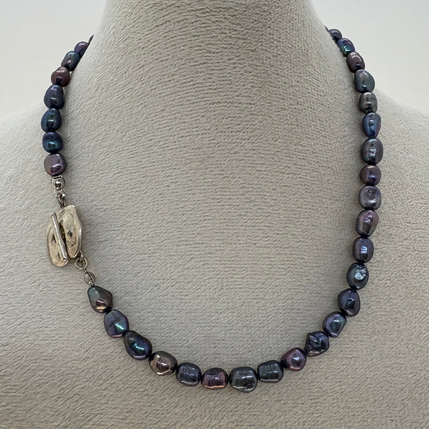 Black Natural Freshwater Pearl Necklace