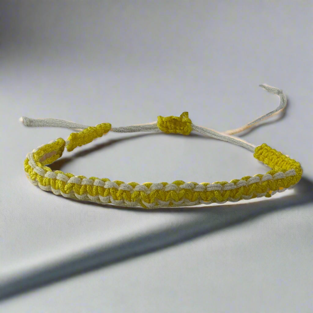 Yellow Woven Bracelet