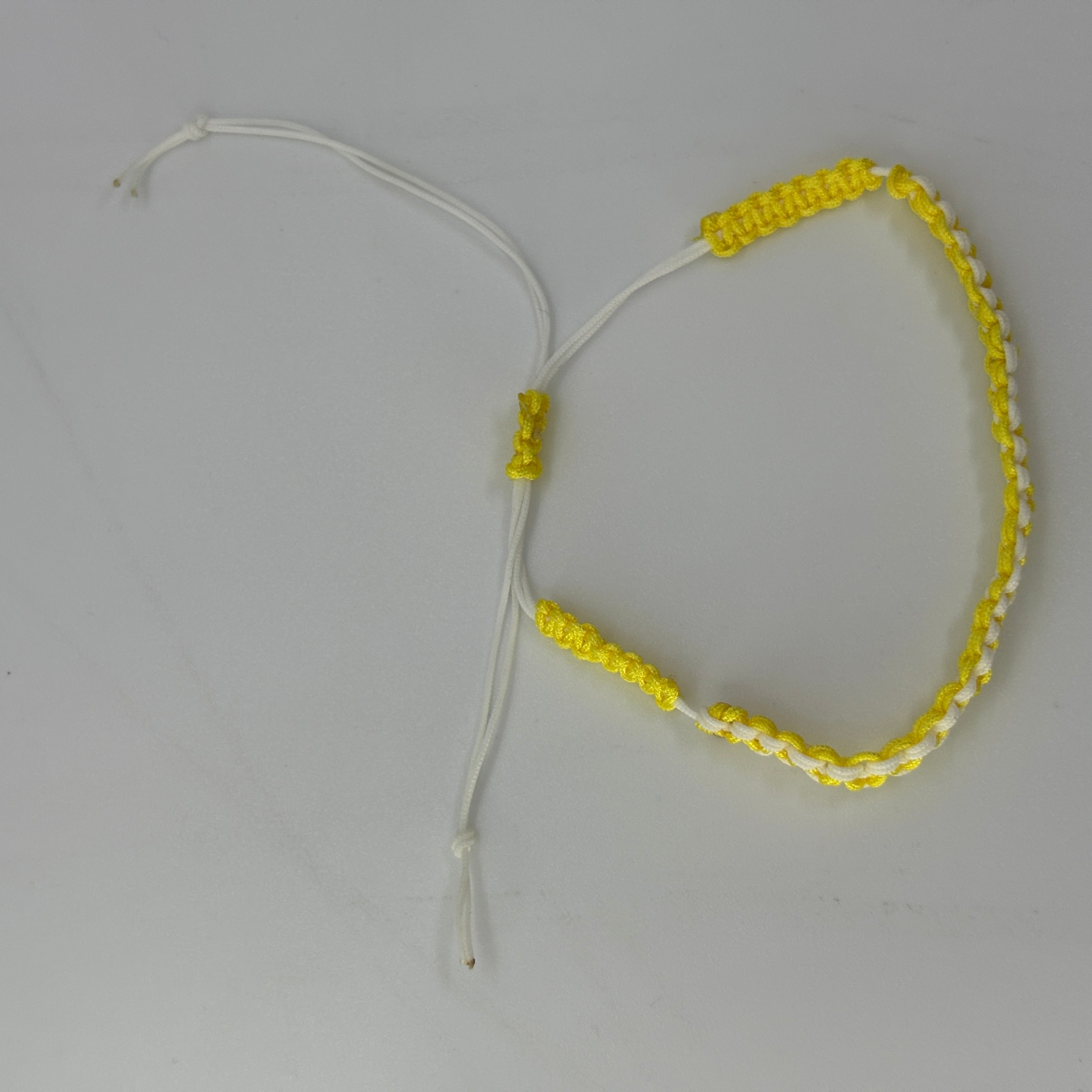 Yellow Woven Bracelet