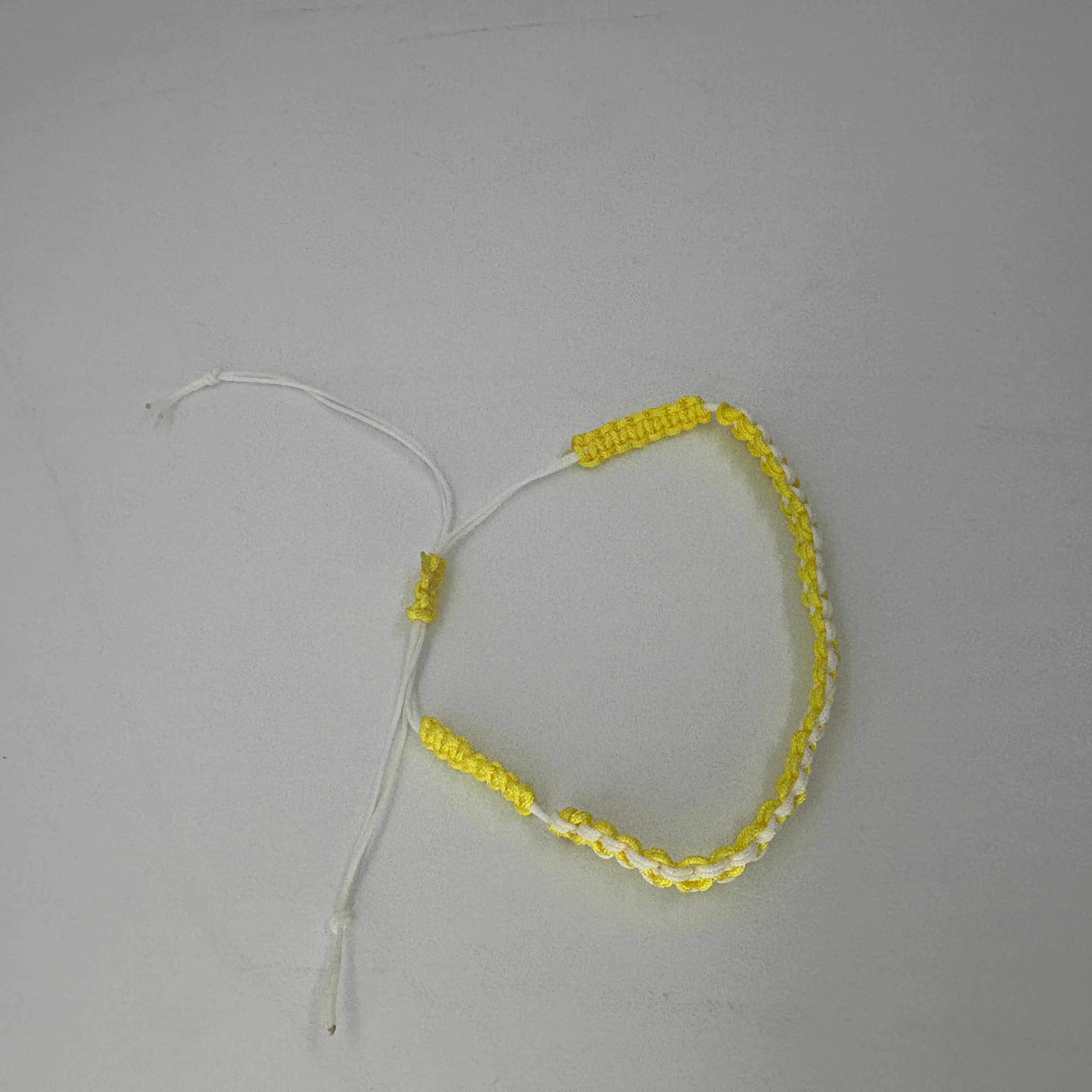 Yellow Woven Bracelet