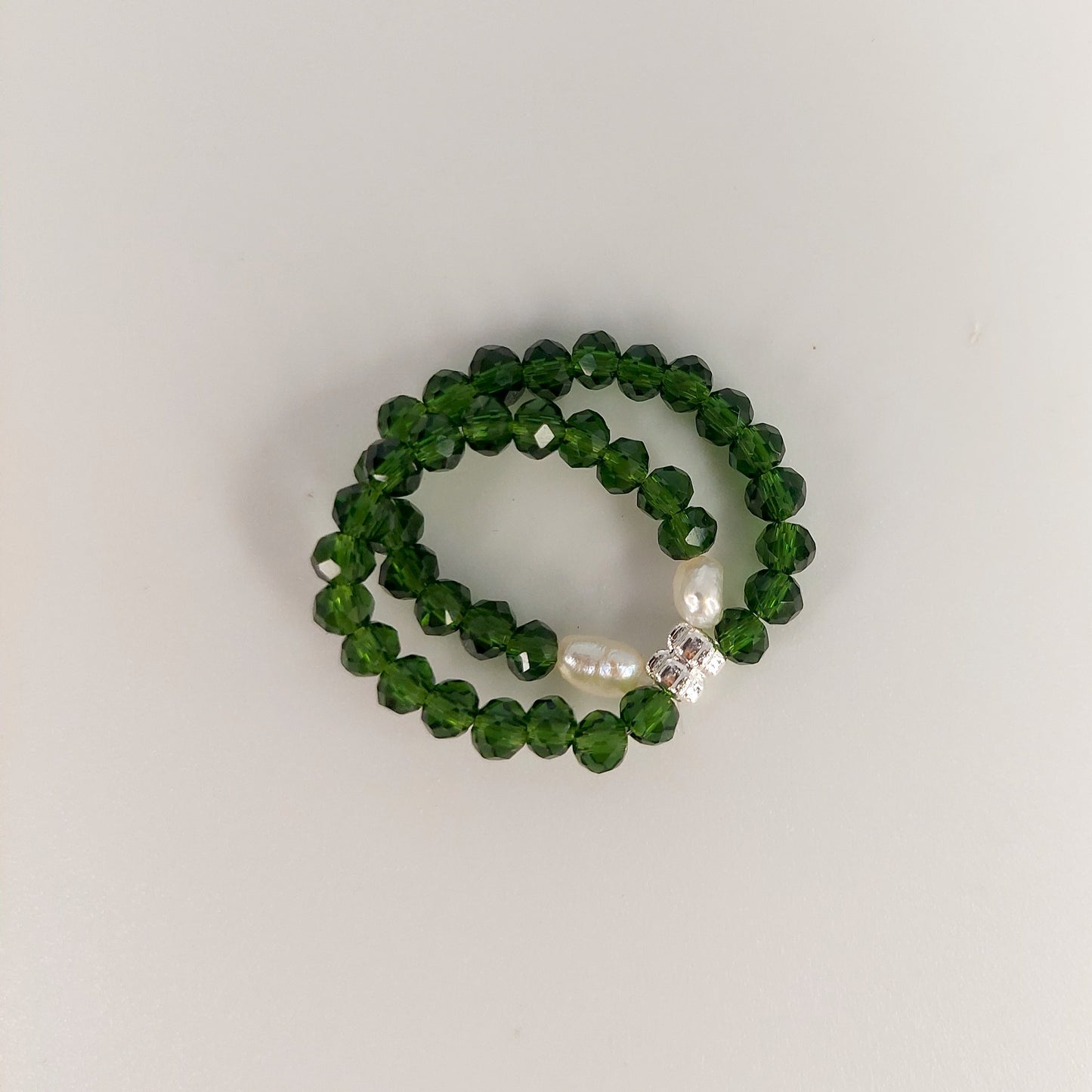 Green Crystal Ring GAIA  Rings GAIA