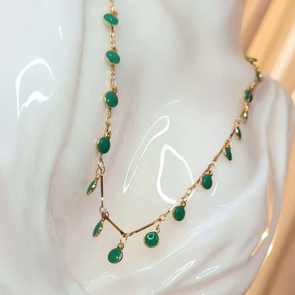 Green Drop Necklace