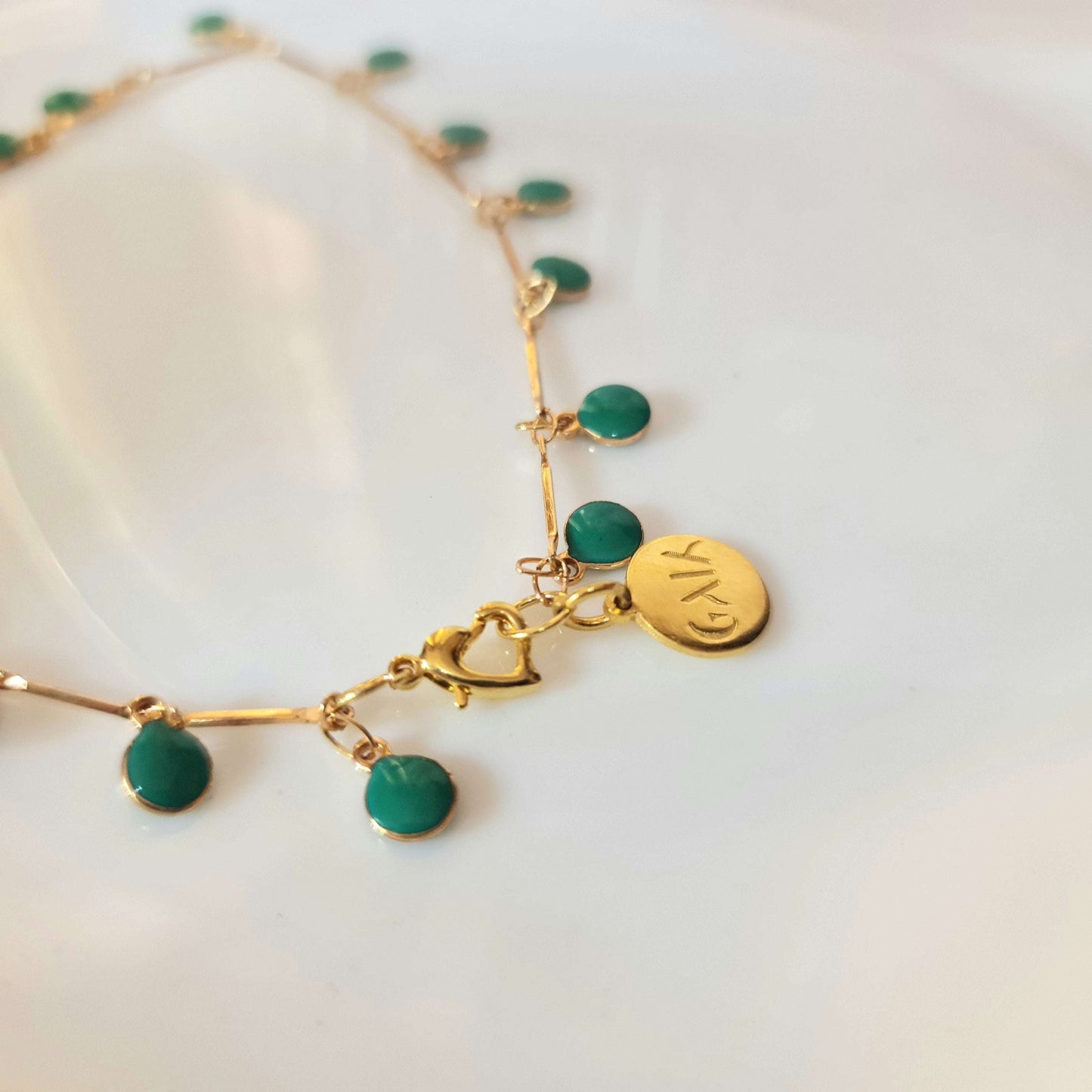 Green Drop Necklace