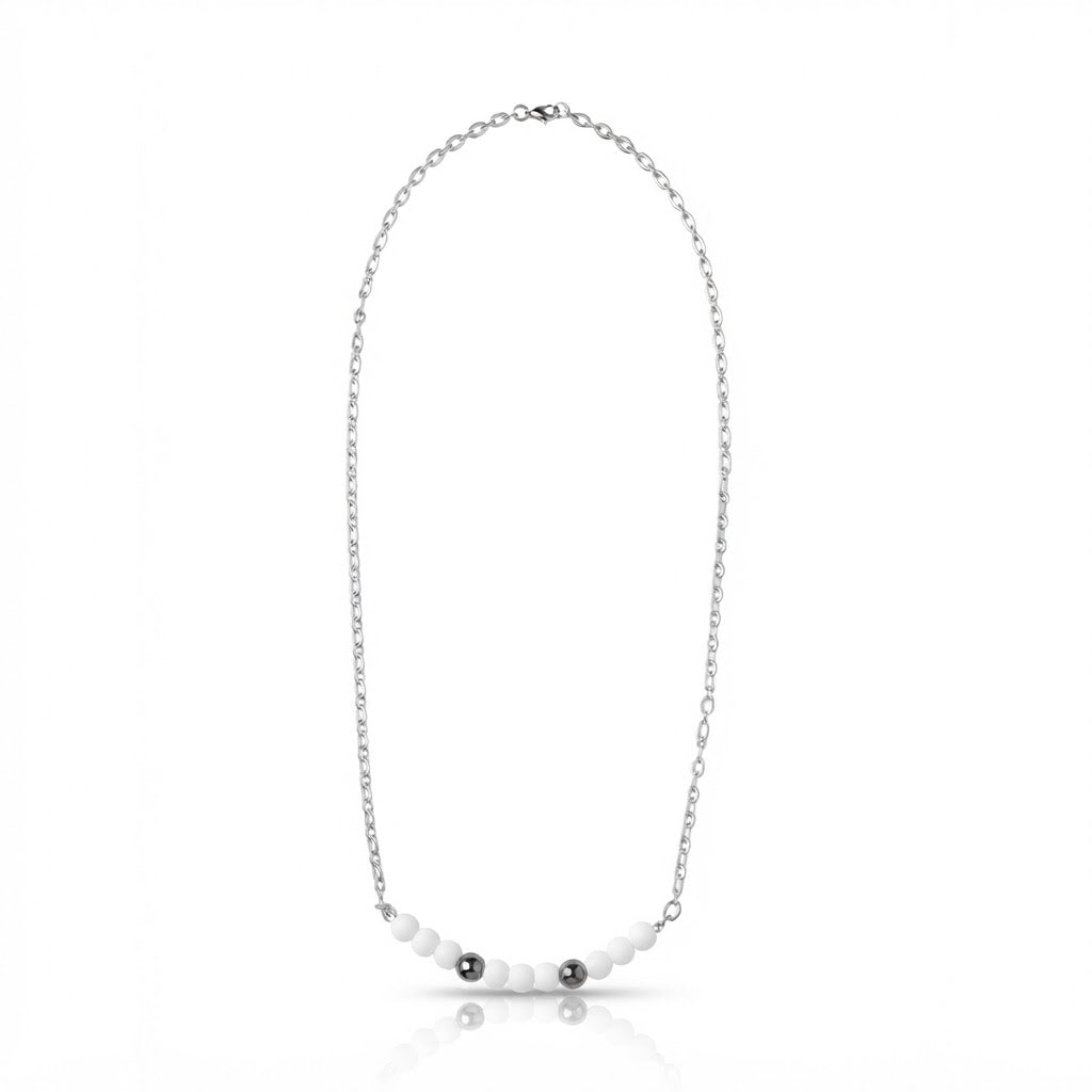 Lunar Frost Chain Necklace