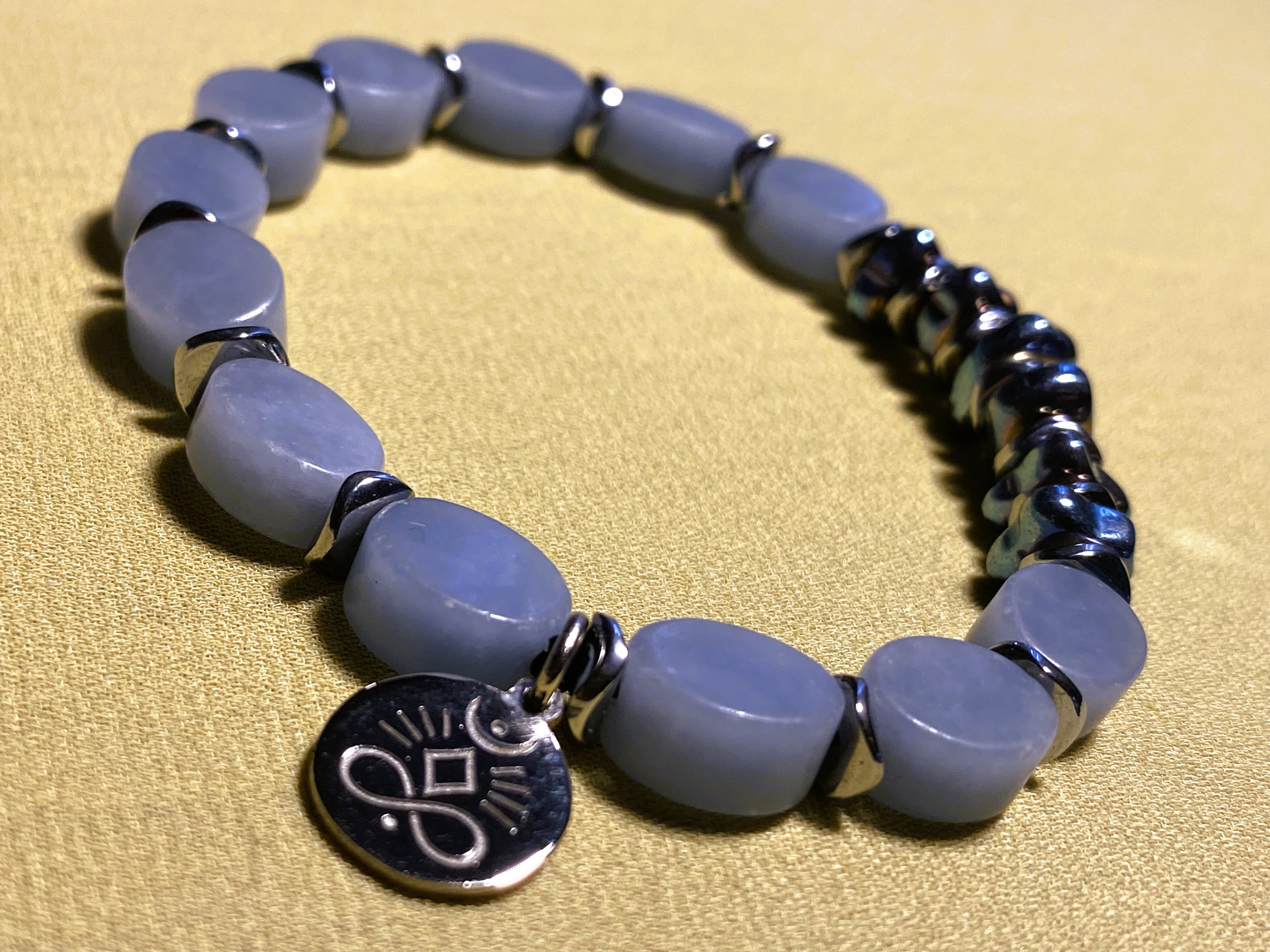 Blue Angelite Bracelet - GAIA Global