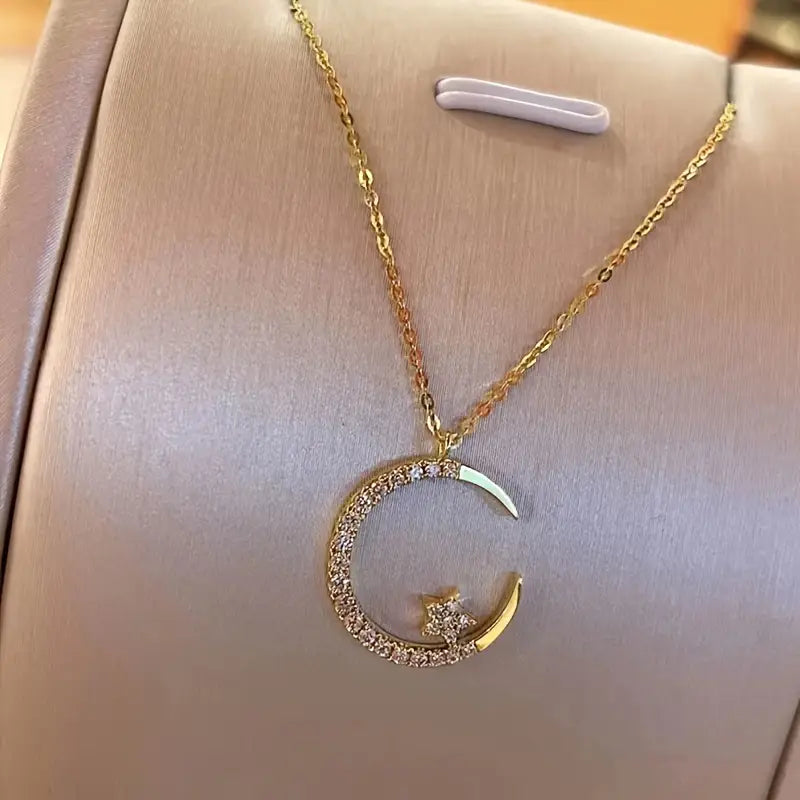 Moon Star Necklace