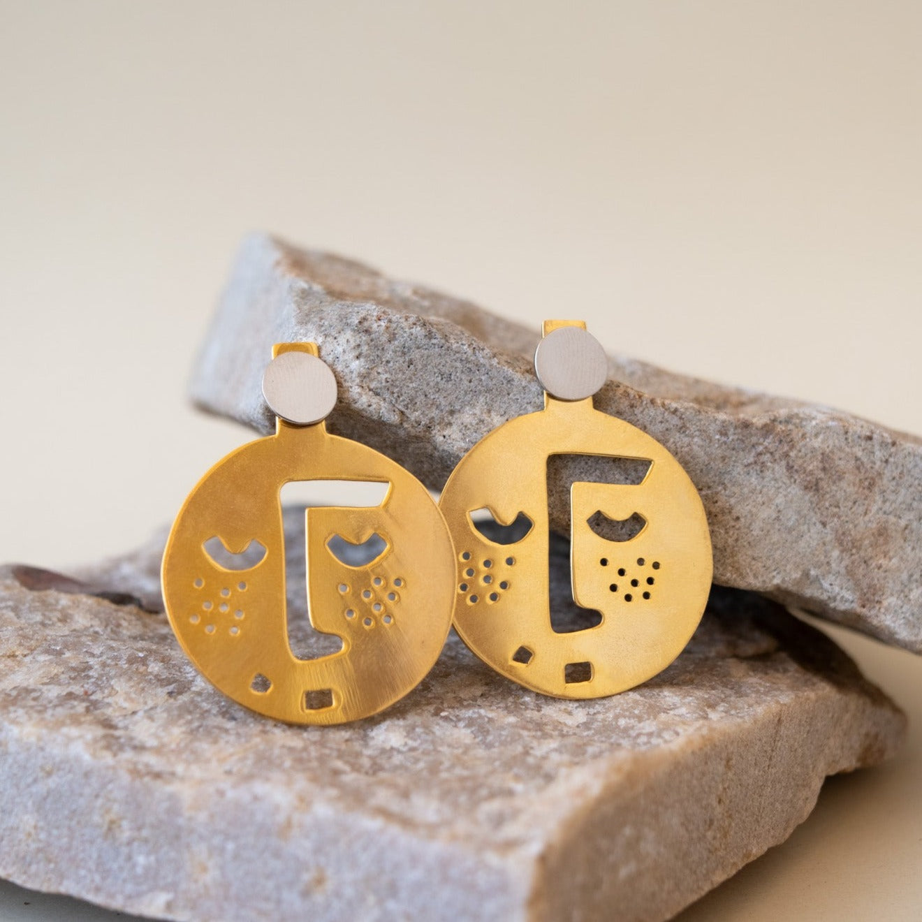 Faces Earrings - Earrings - GAIA