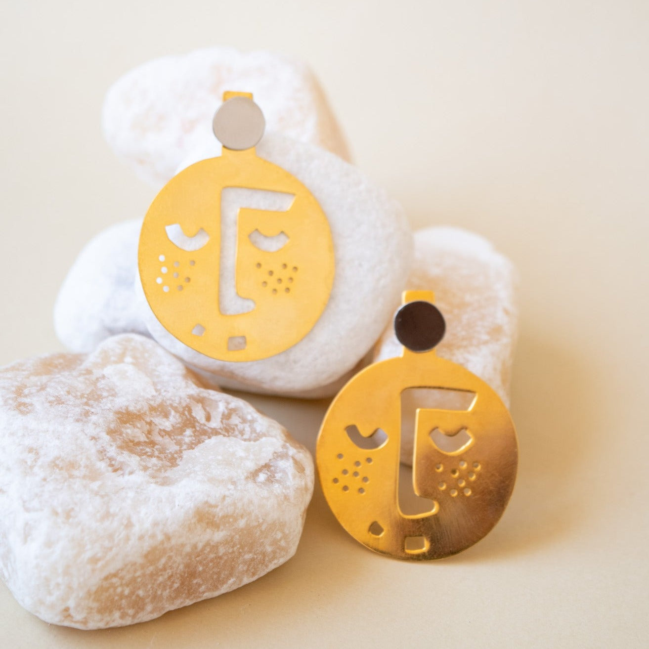 Faces Earrings - Earrings - GAIA