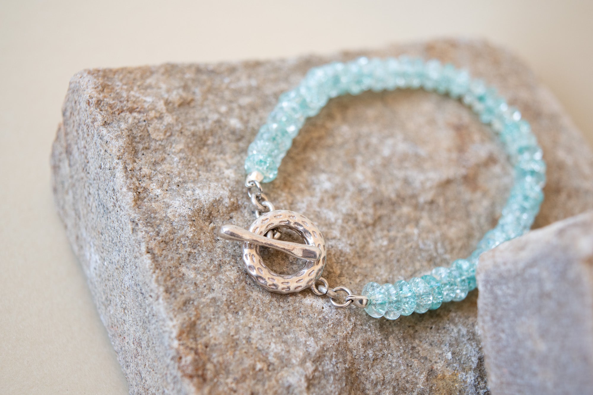 crystal glass bead bracelets