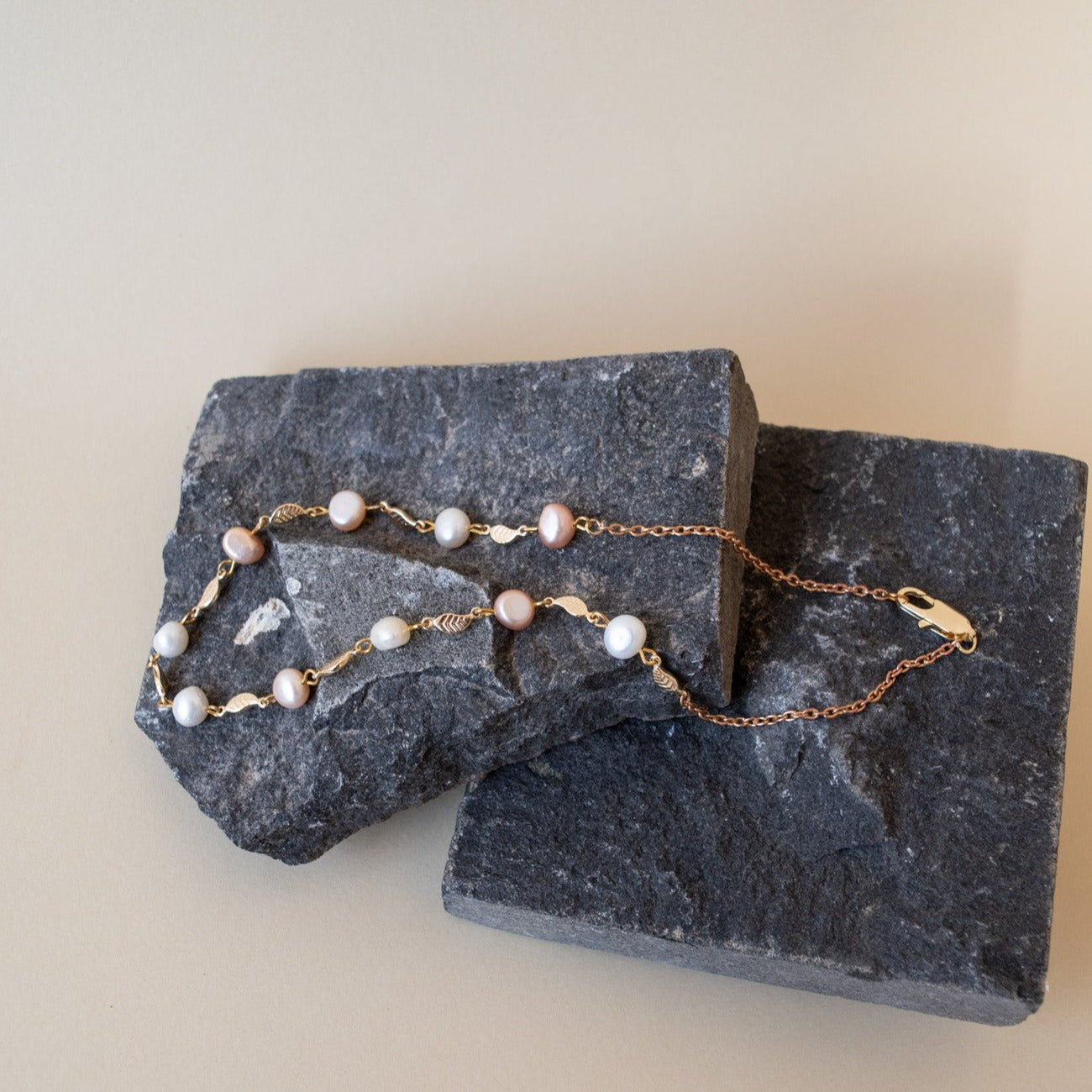 Natural Pink & White Pearl Choker - Necklaces - GAIA