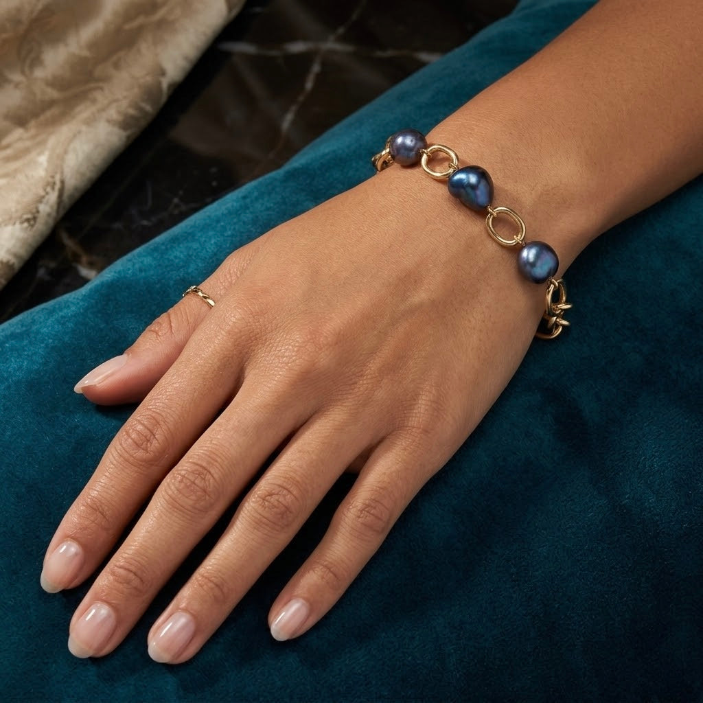 Midnight Nacre Bracelet