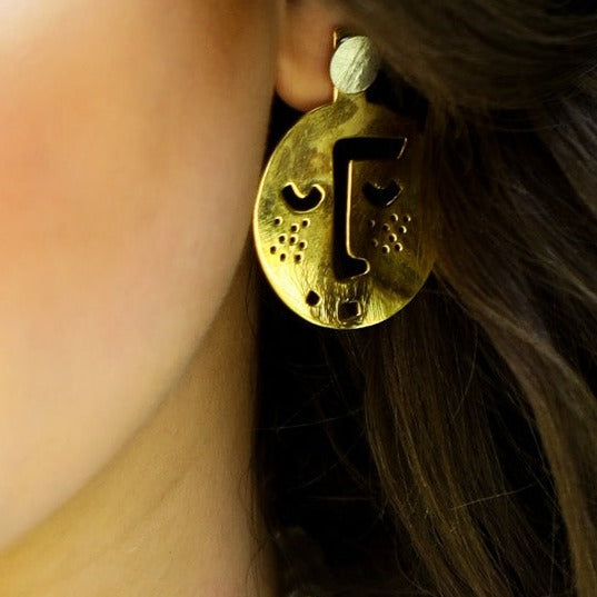 Faces Earrings - Earrings - GAIA