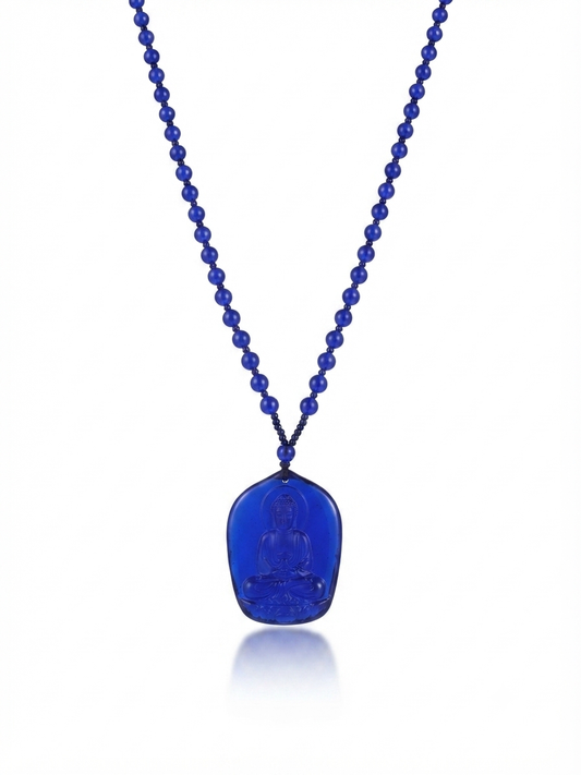 Azure Enlightenment Mala Necklace