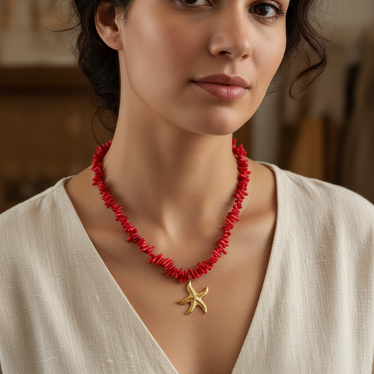 Red Coral Necklace