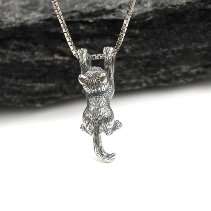 Hanging Cat Necklace