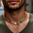 Steel & Stone Necklace Jewelry Designers  Necklace