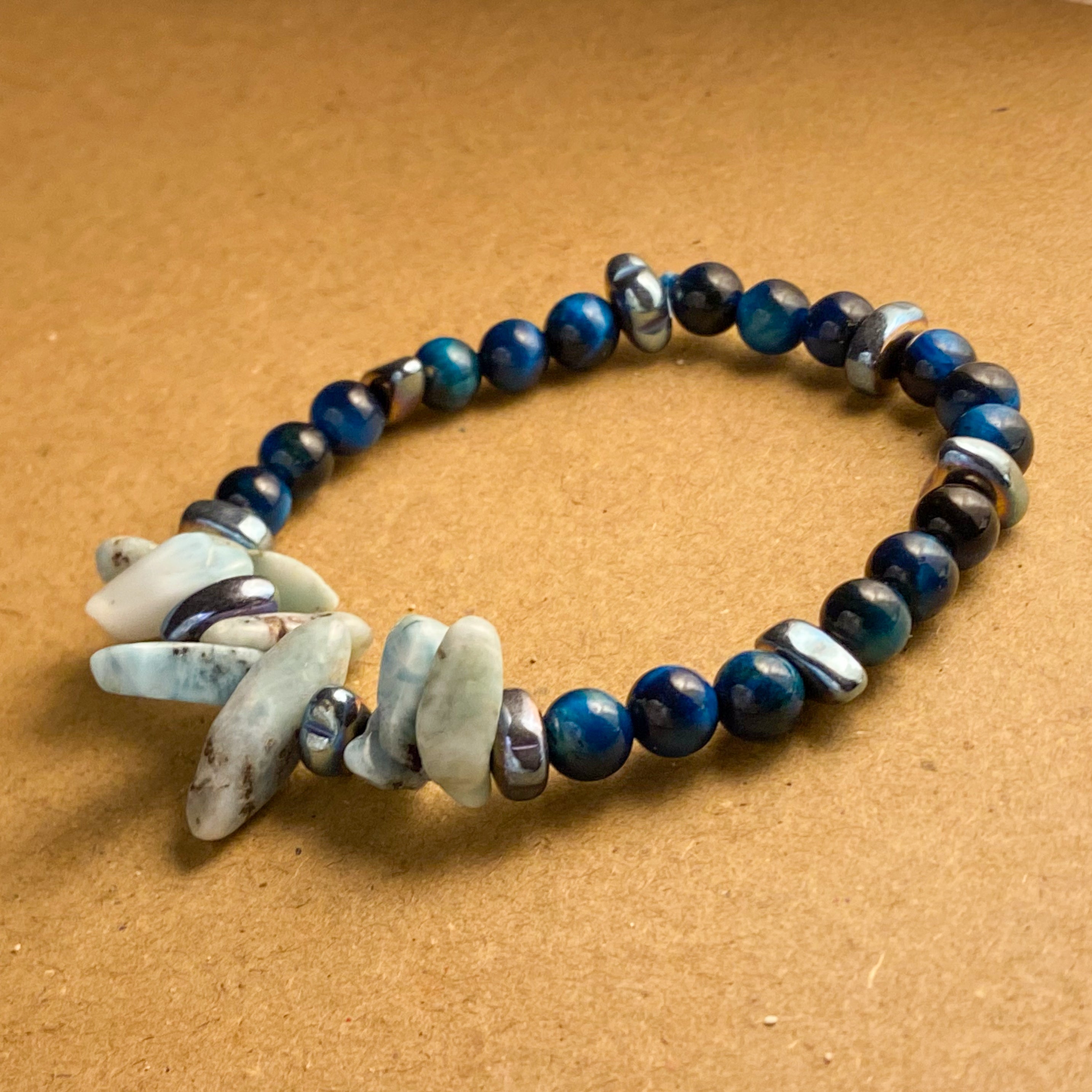 Blue Tiger Eye Bracelet - GAIA Global