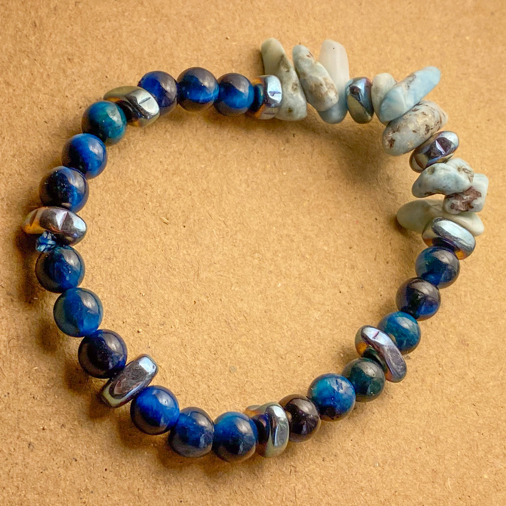 Blue Tiger Eye Bracelet - GAIA Global
