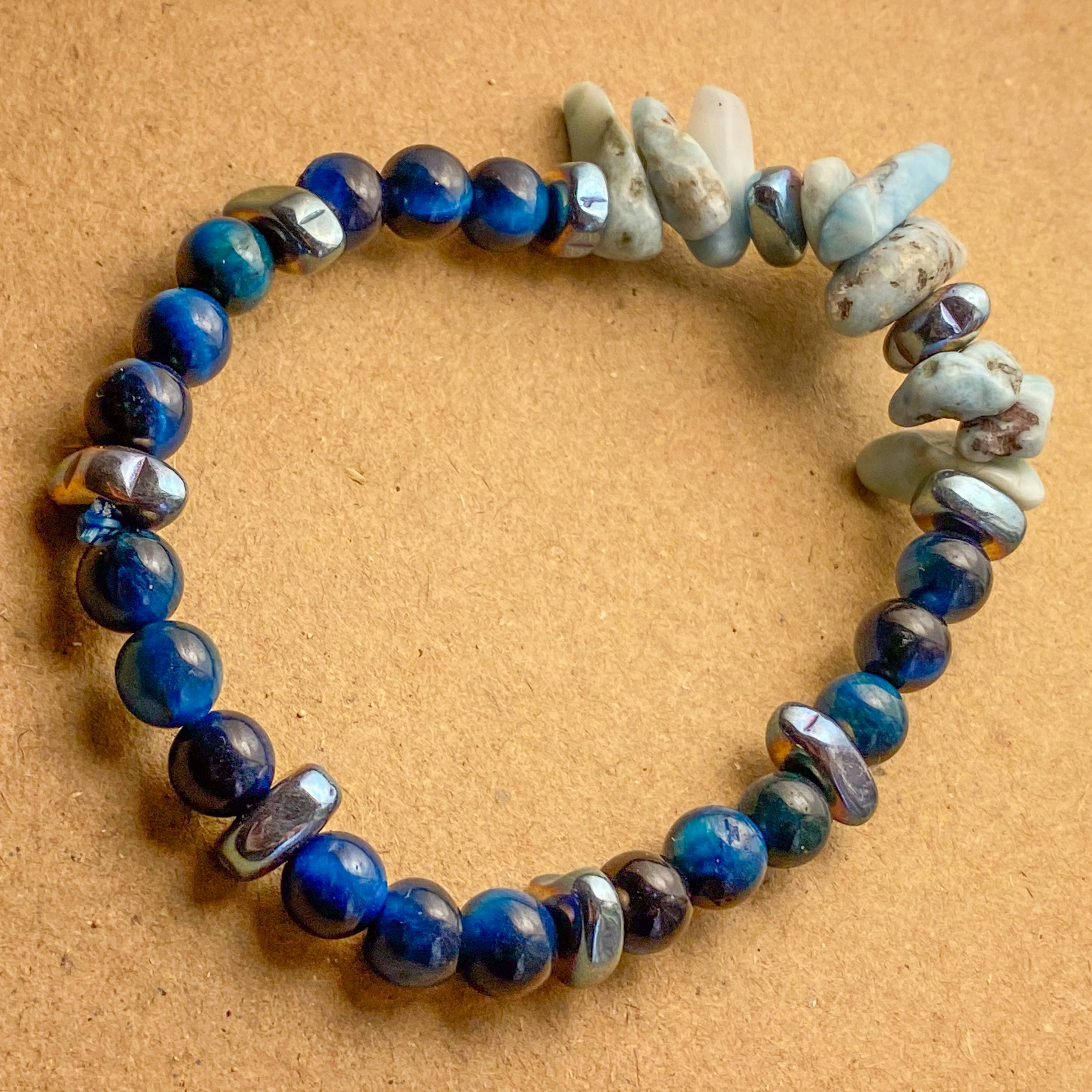 Blue Tiger Eye Bracelet - GAIA Global