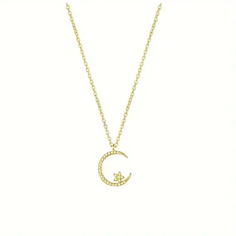 Moon Star Necklace