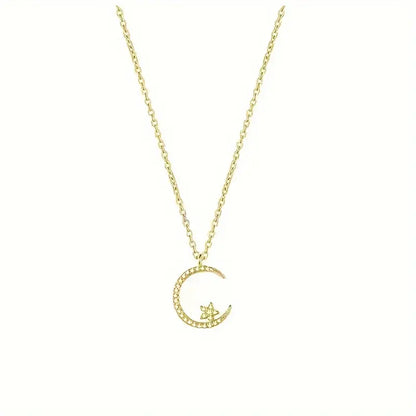 Moon Star Necklace