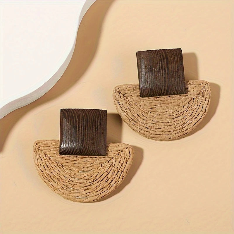 Woden Earrings