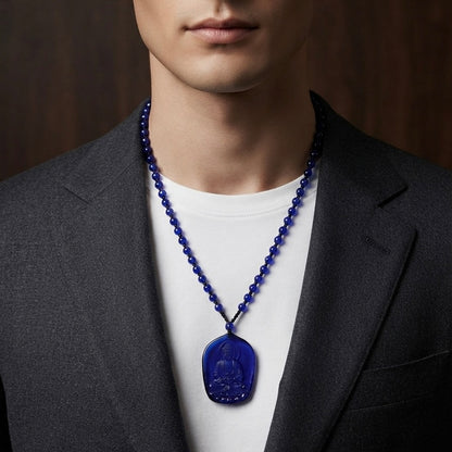 Azure Enlightenment Mala Necklace