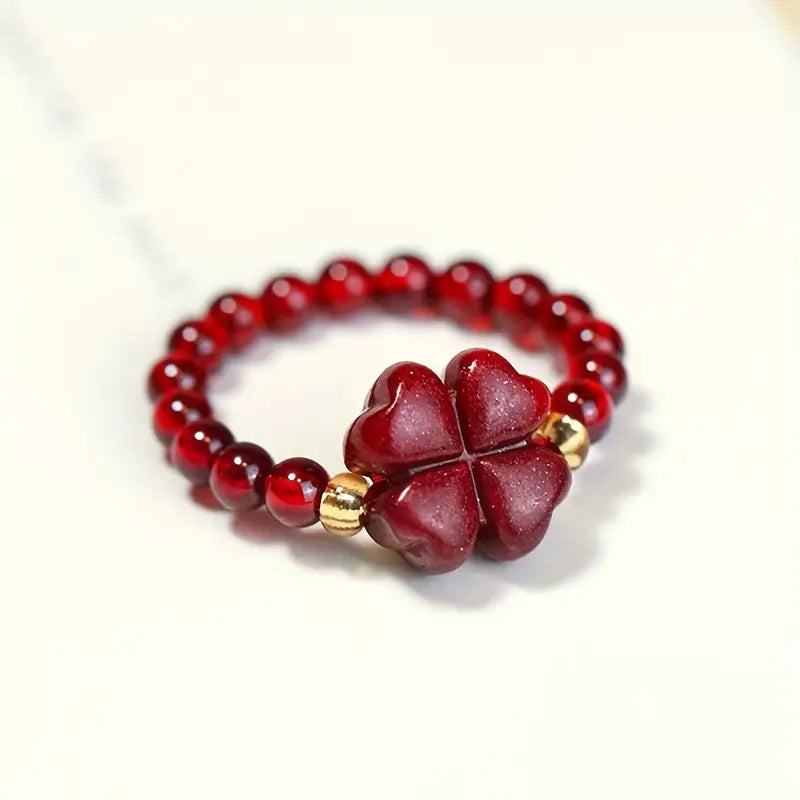 Natural Garnet Bead Ring GAIA 799.99 Rings GAIA