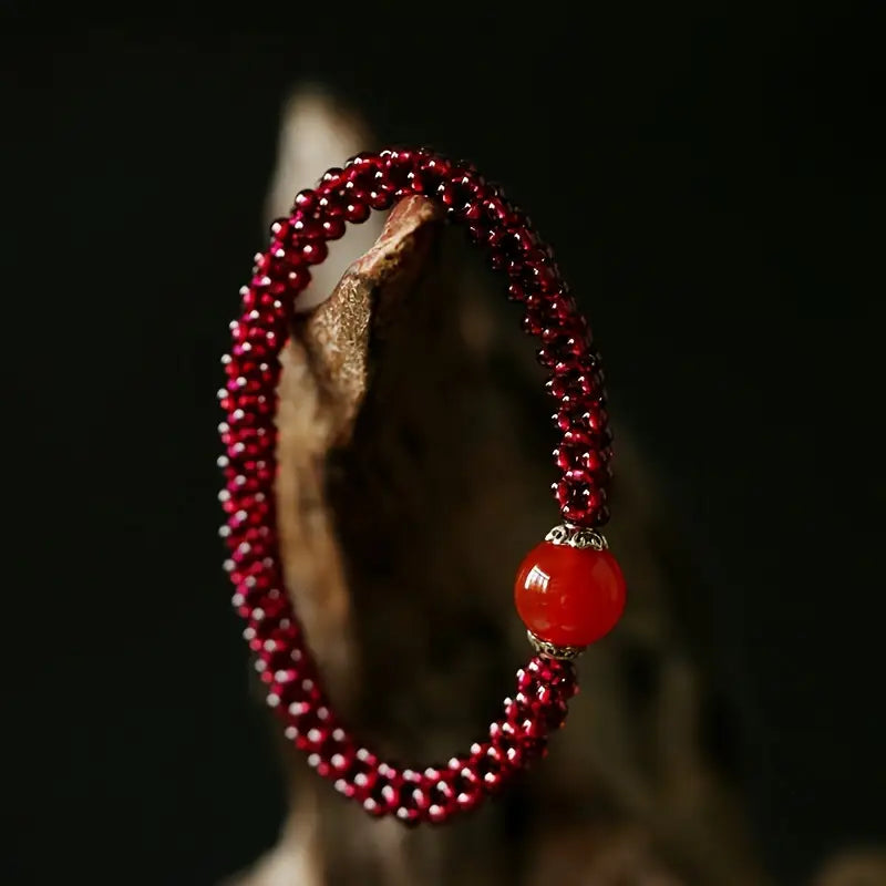 Natural Garnet Bracelet
