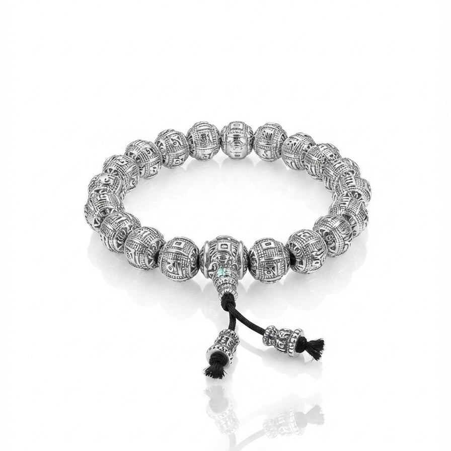 Silver Mantra Bracelet