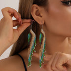 Handwoven Feather Earrings Jewelry Designers  Earing