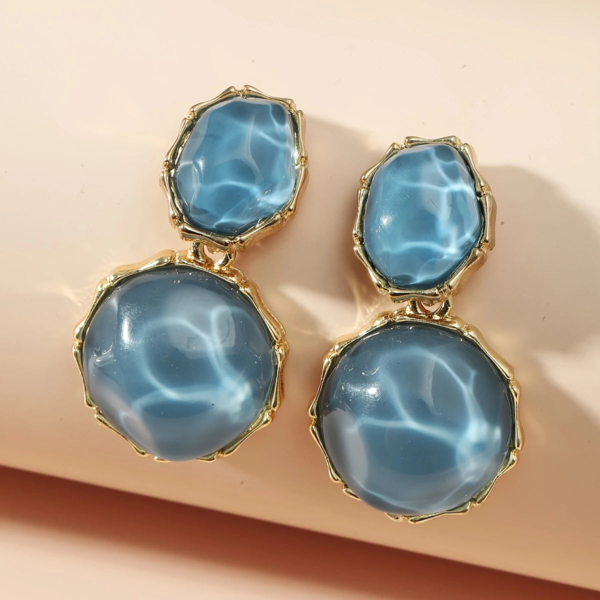 Sea Marble Earrings Jewelry Designers  Earing