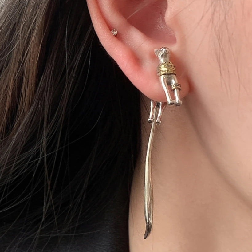 Bastet Guardian Earrings