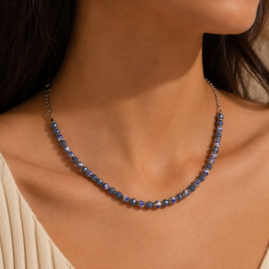 Porcelain Azure Necklace