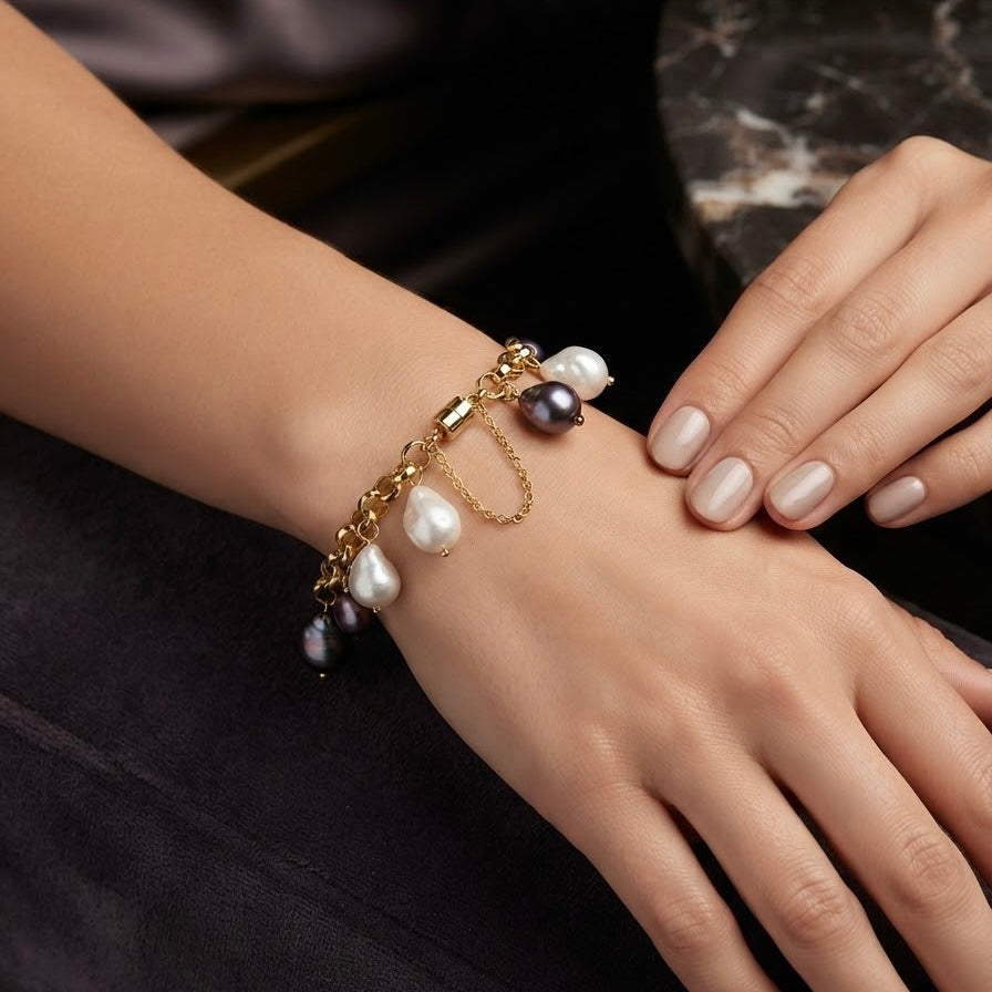 Pearl Cascade Bracelet