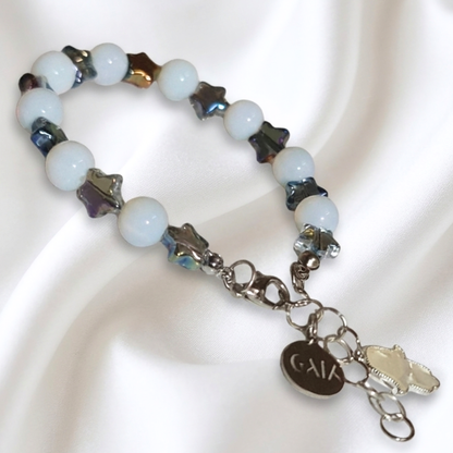 Lunar Hamsa Bracelet