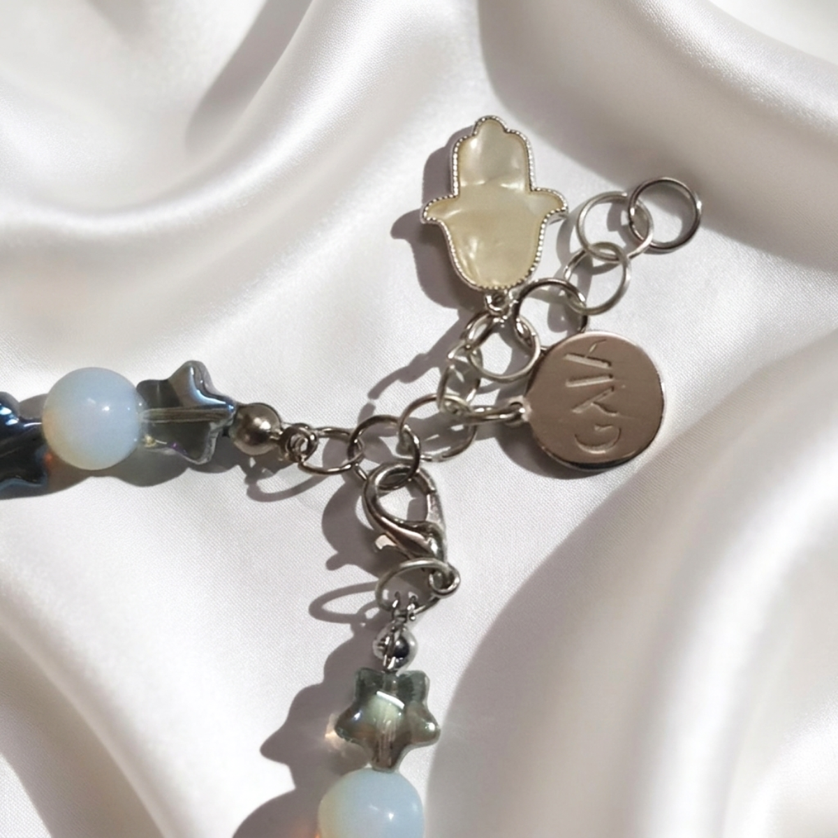 Lunar Hamsa Bracelet