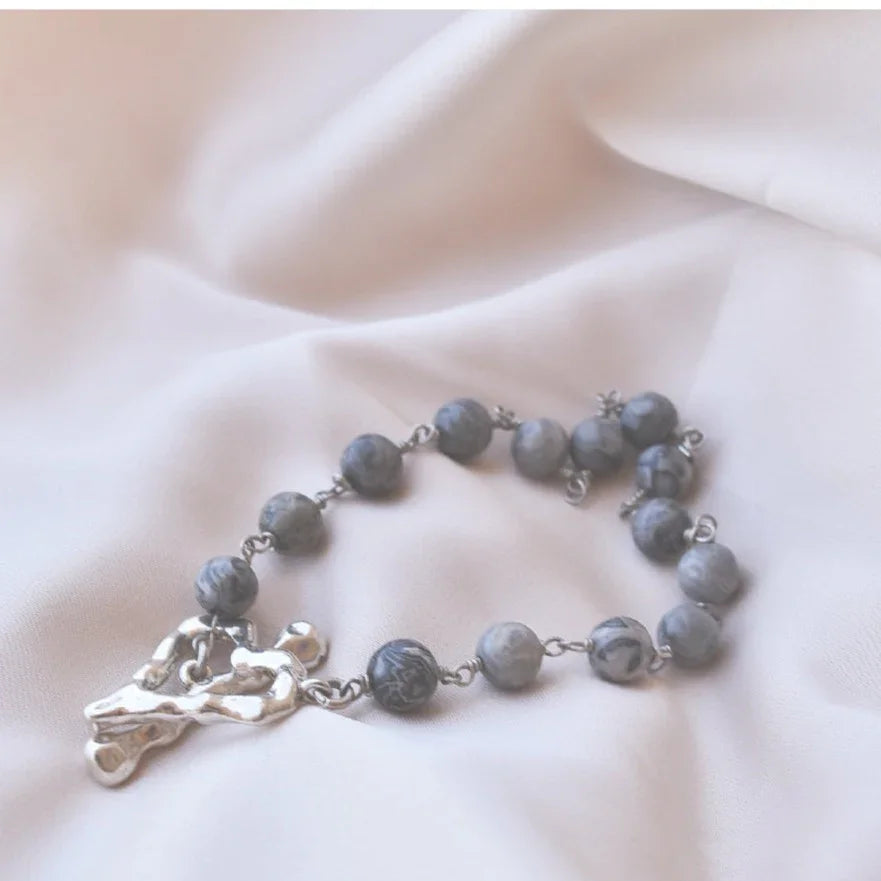 Grey Labradorite Moonstone Bracelet - GAIA Global