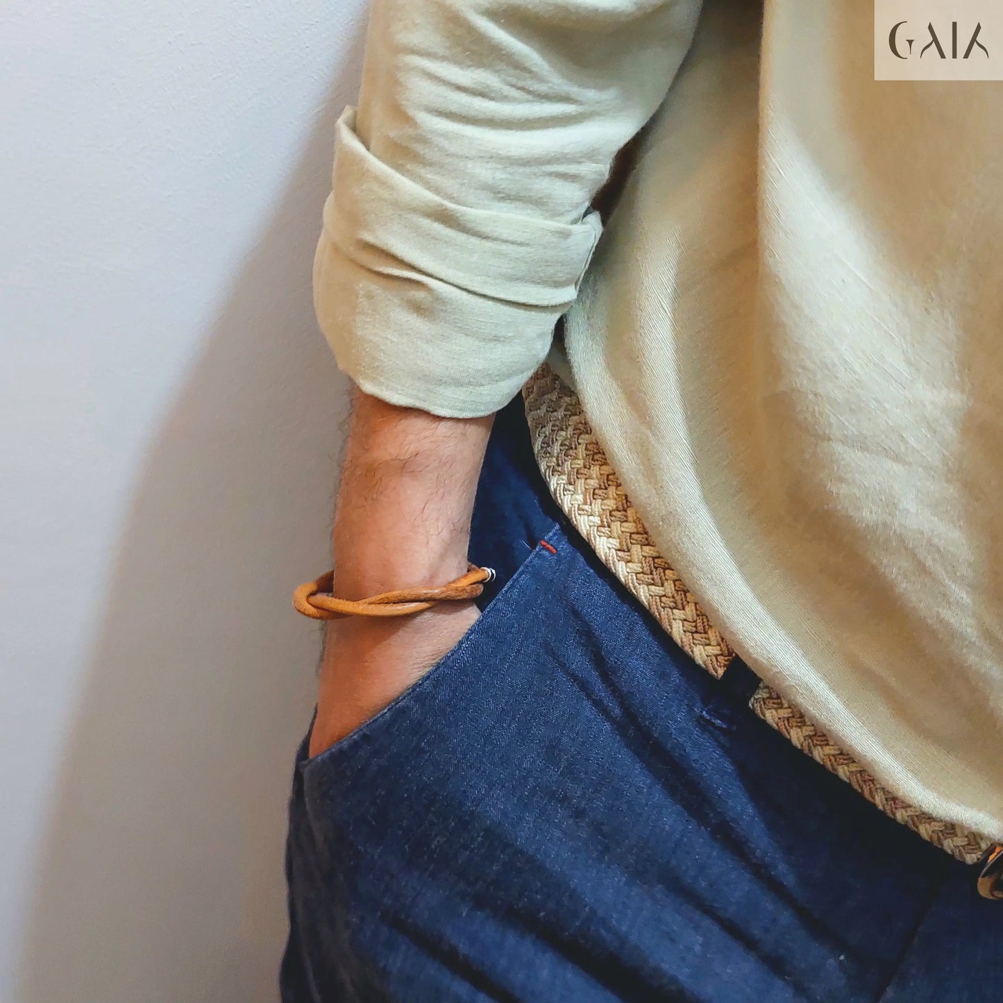 Atlas Leather Bracelet GAIA  bracelet GAIA