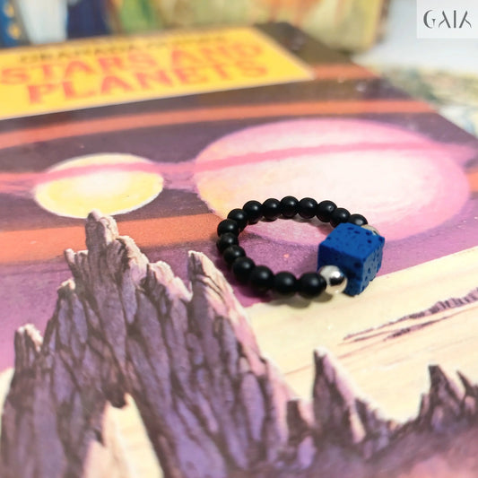 Blue Lava Ring - GAIA - Jewellery Store