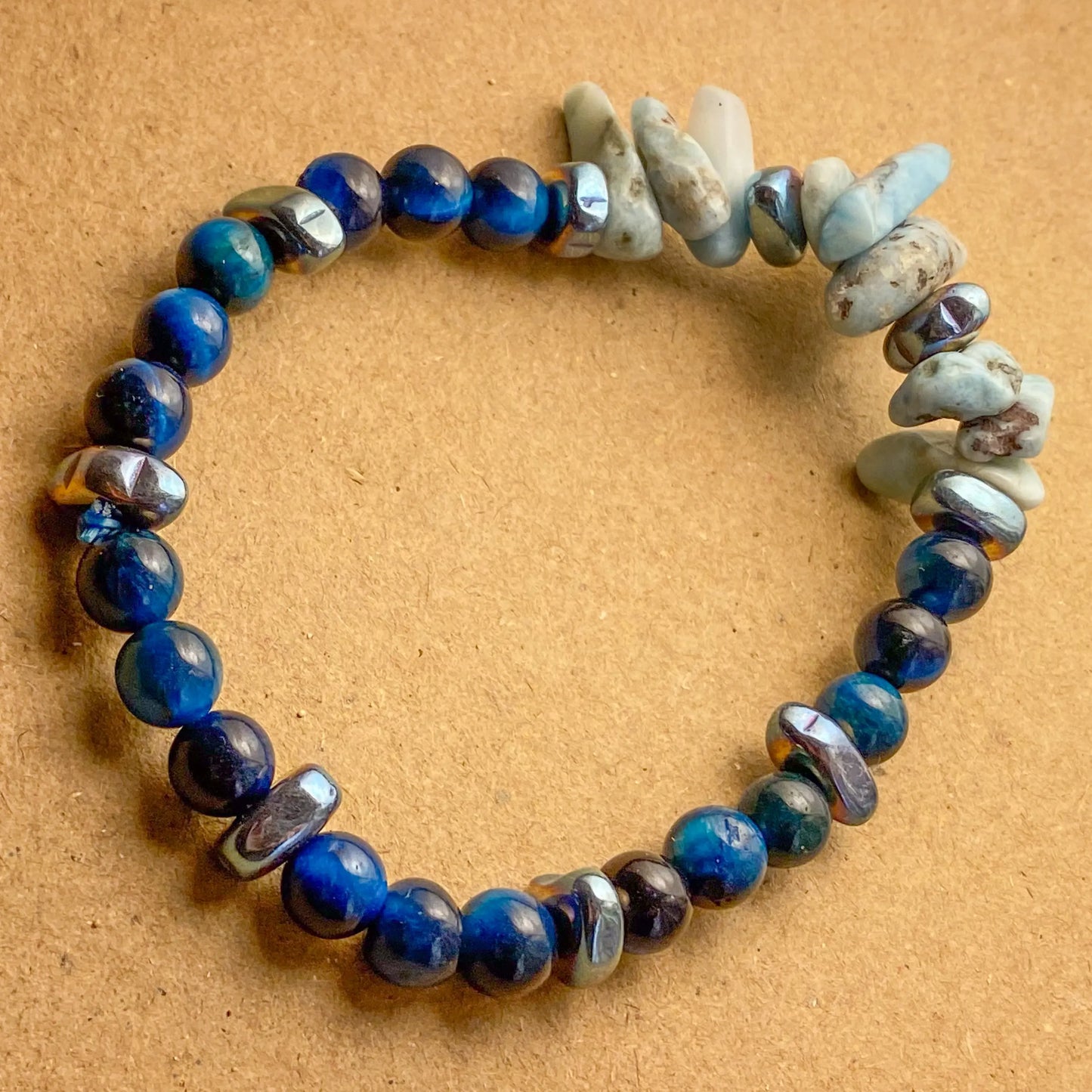 Blue Tiger Eye Bracelet - GAIA Global
