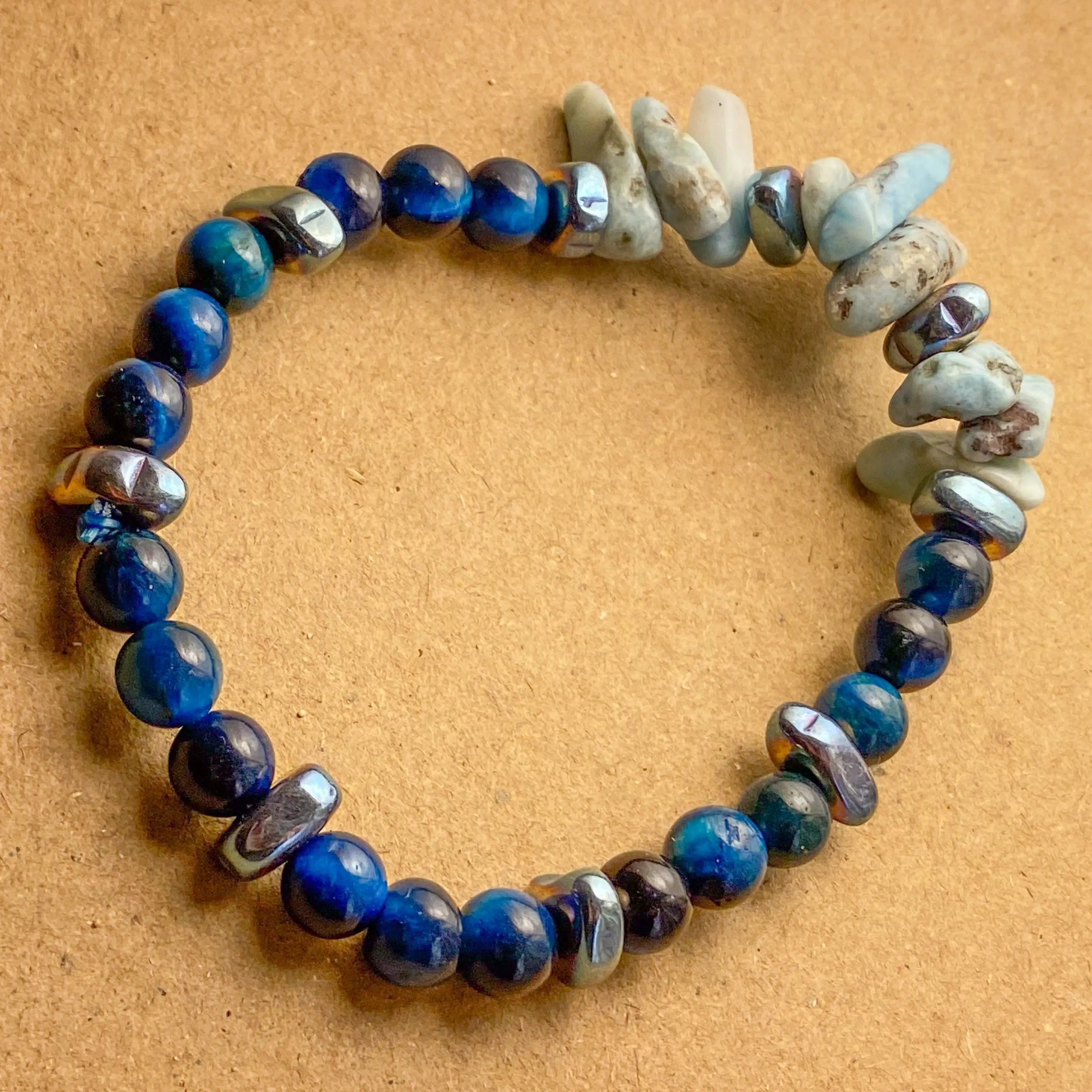 Blue Tiger Eye Bracelet - GAIA Global
