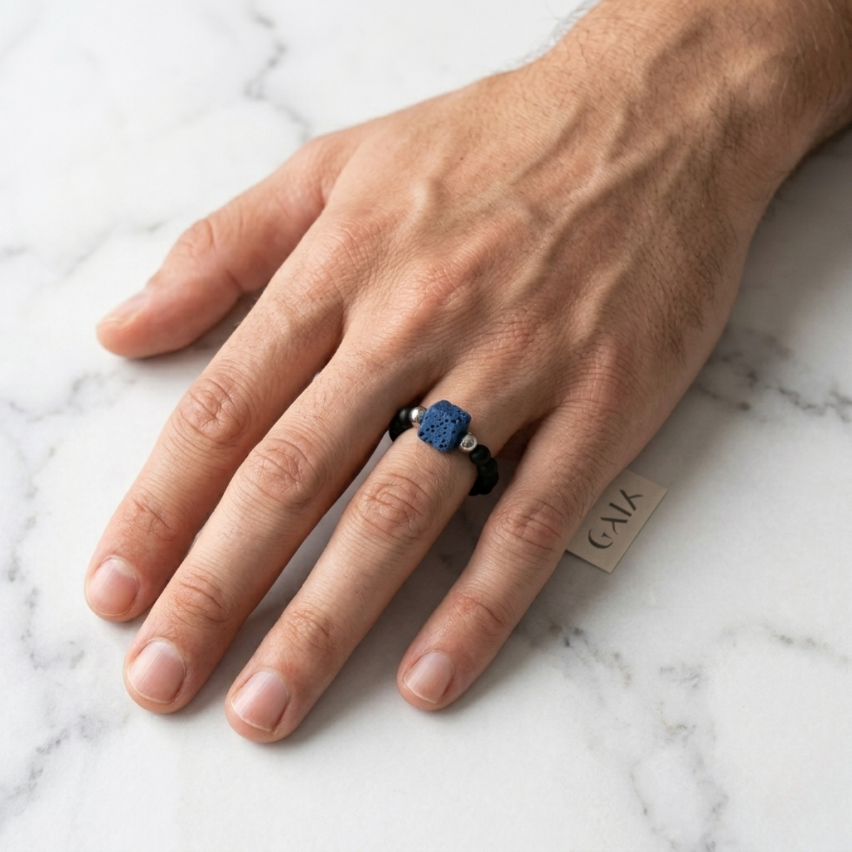Blue Lava Ring