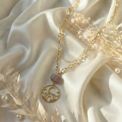 Brown Moonstone Necklace