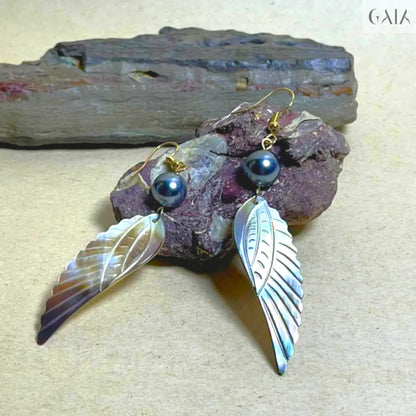 Celeste Wing Earrings Jewelry Designers  Earing GAIA