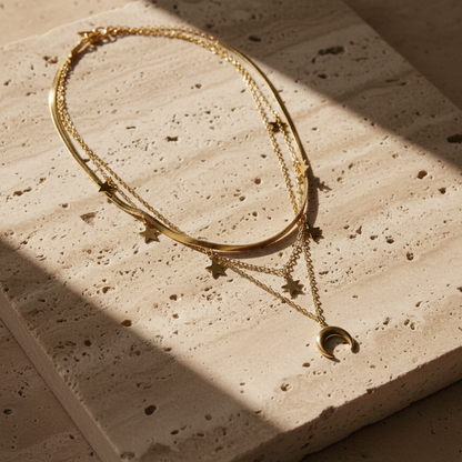 Celestial Layered Necklace
